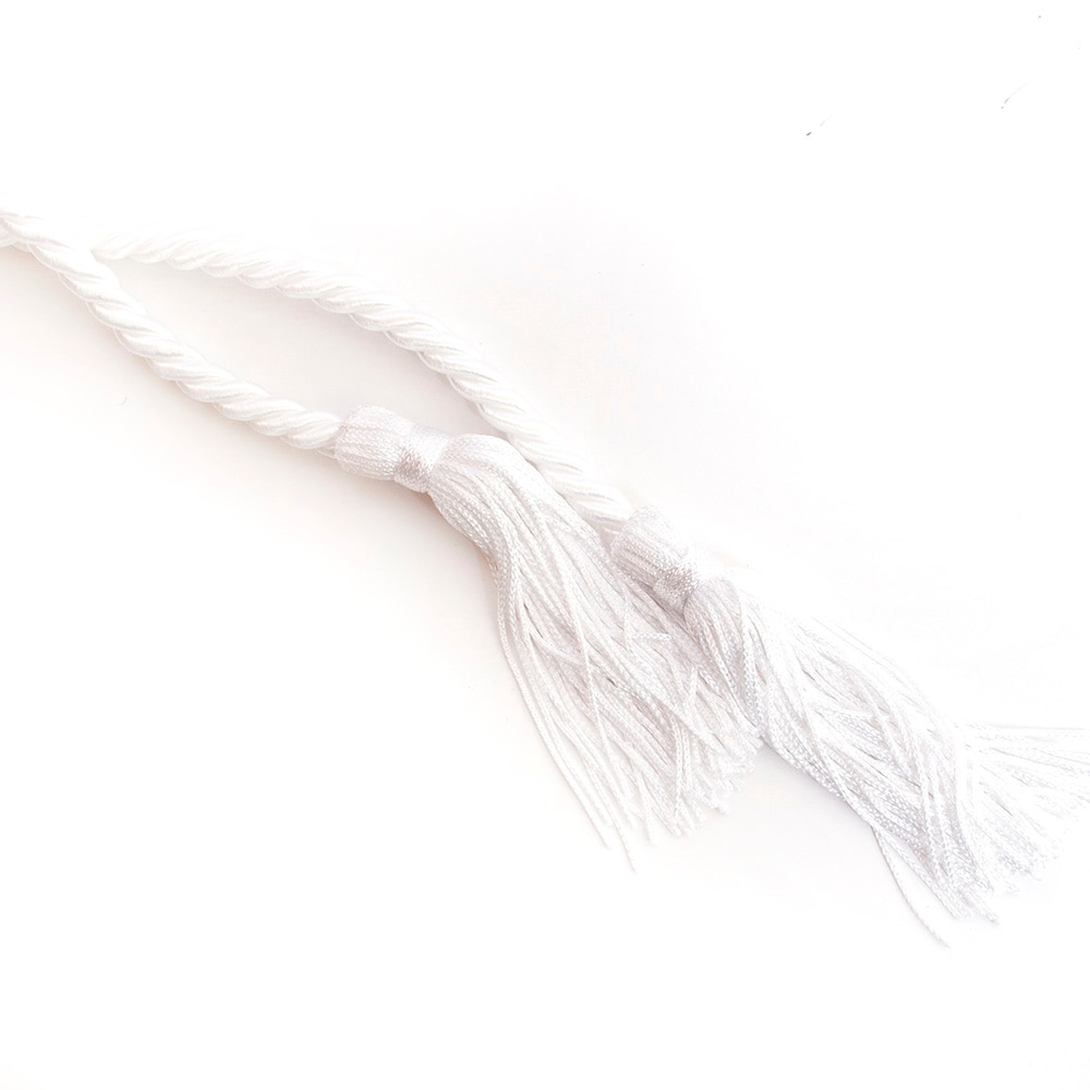 Ducks Spirit, Josten's, Honor Cord, Grad, Double Cord, 345111, White/White